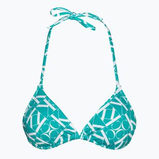 Bikini felső Calvin Klein Triangle-RP Print monogram blue