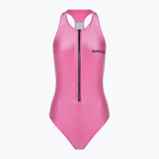 Női egyrészes fürdőruha Calvin Klein Racerback One Piece bold pink