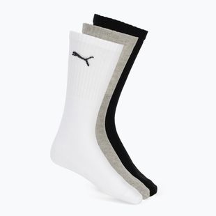 Zokni PUMA Sport Crew Lightweight 3 pairs white/grey/black