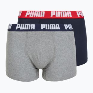Férfi boxeralsó PUMA Everyday Basic 2 pairs navy/grey