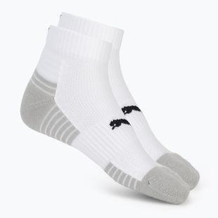 Zokni PUMA Sport Cushioned Quarter 2 pairs white