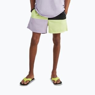 Férfi O'Neill Wilder Colorblock 16'' sunny lime színes blokkos úszónadrág
