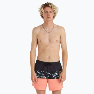 Férfi úszónadrág O'Neill Mix & Match Cali Block 15'' fekete tropicana