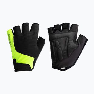Férfi kerékpáros kesztyű Rogelli Essential black/fluor