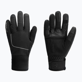 Férfi kerékpáros kesztyű Rogelli Essential Winter Waterproop black