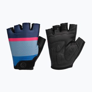 Női kerékpáros kesztyű Rogelli Impress II blue/pink/black