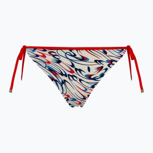Fürdőruha alsó Tommy Hilfiger Cheeky String Side Tie Print drops motion ecru