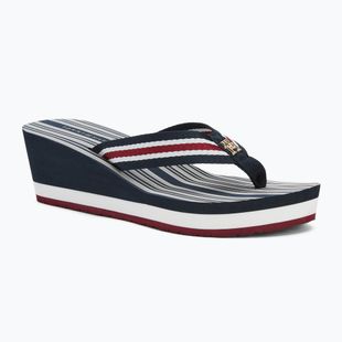 Női flip-flop papucs Tommy Hilfiger Im Platform Beach Sandal rwb