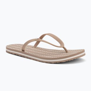 Női flip-flop papucs Tommy Hilfiger Strap Beach Sandal claystone
