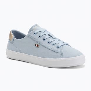 Tommy Hilfiger női edzőcipő Vulc Canvas Lace Up szellős kék