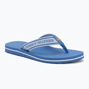 Női flip-flop papucs Tommy Hilfiger Webbing Beach Sandal blue spell
