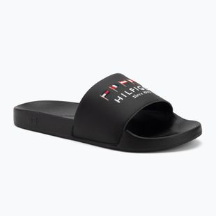 Férfi papucs Tommy Hilfiger Flags Pool Slide black