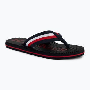 Férfi flip-flop papucs Tommy Hilfiger Massage Beach Sandal desert sky