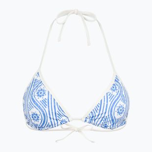 Tommy Hilfiger Triangle Rp Print virágos csíkos kék varázslatos fürdőruha felső