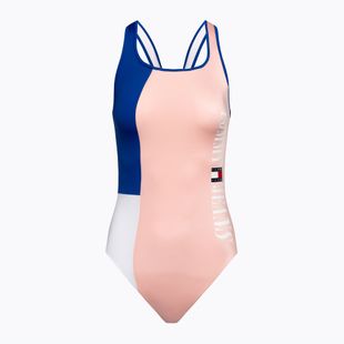 Tommy Hilfiger női egyrészes fürdőruha One Piece Runway pink