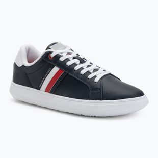 Tommy Hilfiger Essential Leather Cupsole sivatagi égbolt férfi cipő