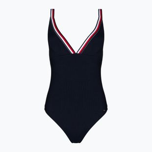 Női egyrészes fürdőruha Tommy Hilfiger Triangle One Piece Rp deser skye
