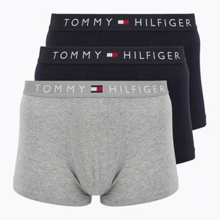 Boxeralsók Tommy Hilfiger UM0UM03181 Trunk 3 pár desert sky/grey heather/desert sky