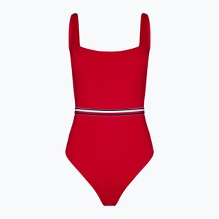 Női egyrészes fürdőruha Tommy Hilfiger Square Neck One Piece primary red