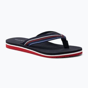 női flip flop Tommy Hilfiger Stripes Beach Sandal red white blue
