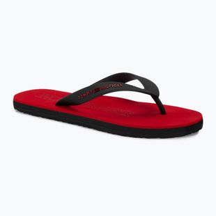 Férfi flop-flop papucs Tommy Hilfiger Rubber Beach Sandal black