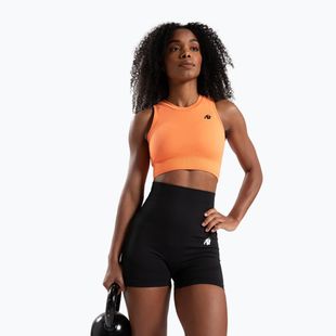 Női edzőfelső Gorilla Wear Olivia Crop orange