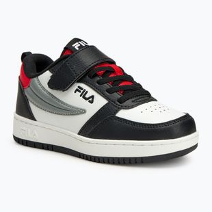 Gyerekcipő FILA Rega Nf Velcro white/black/fila red