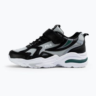 Gyerekcipők FILA Madrun Velcro black/posy green