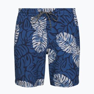 Férfi fürdőnadrág Hurley Dypsis Leaves Volley Swim Short Navy