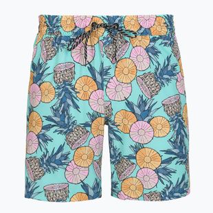 Férfi fürdőnadrág Hurley Bahia Volley Swim Short Blue/Aqua