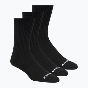 Zokni SKECHERS Non Tery Crew Arch Support 3 pack black