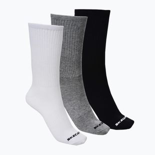 Zokni SKECHERS Non Tery Crew Arch Support 3 pack white/black