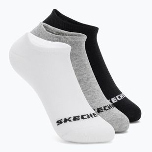Gyerek zokni SKECHERS Non Terry No Show 3 pár white/grey
