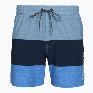 Férfi fürdőnadrág Hurley Color Blocked Volley Swim Short Baby Blue