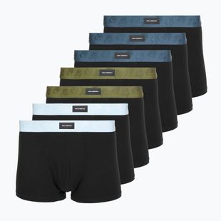 Férfi boxeralsó KARL LAGERFELD Kameo Logo Trunk 7 pár midnight/clear sky/olive
