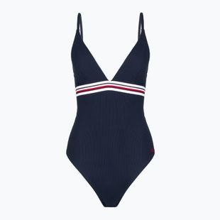 Tommy Hilfiger női Triangle One Piece Rp Ext fürdőruha dark night navy sötét éjszaka