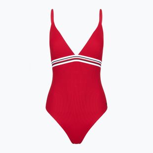 Tommy Hilfiger női egyrészes fürdőruha Triangle One Piece Rp Ext primer piros