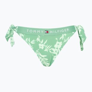 Tommy Hilfiger Cheeky Side Tie Bikini Bikini Alsó Nyomtatás virágos trópusi aop fort zöld