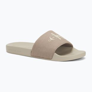Férfi papucs Calvin Klein YM0YM01271 Slide Monogram Cv eggshell/atmosphere