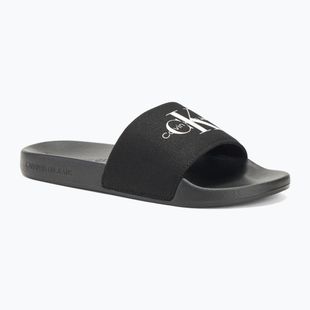 Férfi papucs Calvin Klein YM0YM01271 Slide Monogram Cv black/bright white