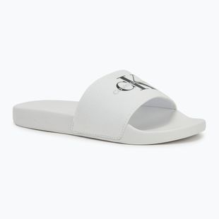 Férfi papucs Calvin Klein YM0YM01271 Slide Monogram Cv bright white/black