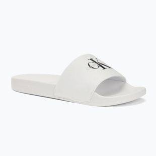 Női papucs Calvin Klein YW0YW01835 Slide Monogram Wn bright white/black