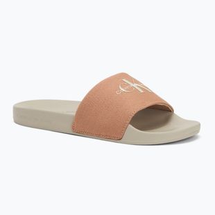 Női papucs Calvin Klein YW0YW01835 Slide Monogram Wn tuscany/eggshell