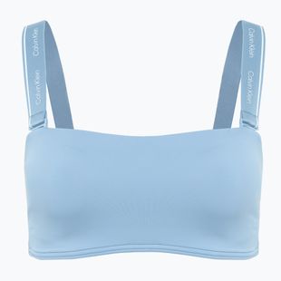 Fürdőruha felső Calvin Klein KW0KW02731 Removable Straps - RP faded denim