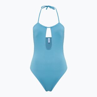 Női egyrészes fürdőruha Calvin Klein KW0KW02725 Plunge - RP adriatic blue