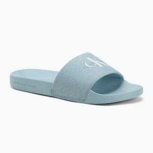 Női papucs Calvin Klein YW0YW01835 Slide Monogram Wn triple cloud blue