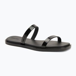 Calvin Klein női flip-flop HW0HW02417 Double Bar Slide - Zselés fekete