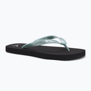 Calvin Klein női flip flop YW0YW01719 Beach Sandal Monologo Tpu fekete/felhőkék felhőkék