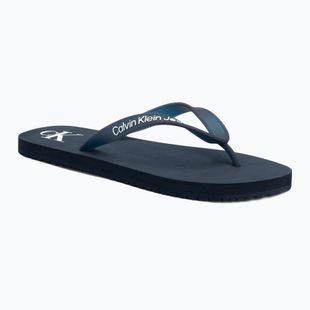 Férfi Calvin Klein YM0YM01267 Strandszandál átlátszó Tpu tengerészkék/világos fehér flip flopok