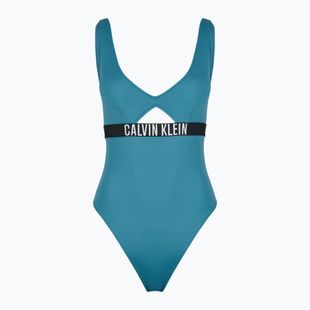 Calvin Klein női fürdőruha KW0KW02746 Intense Power One Piece Fashion Fit vihar kék